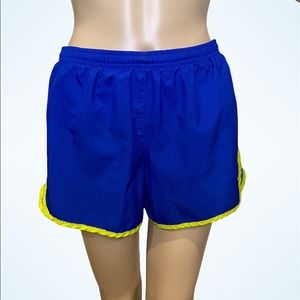 Girls Nike Dri-Fit Tempo 2-in-1 Blue Running Active Athletic Shorts Size XL VGC